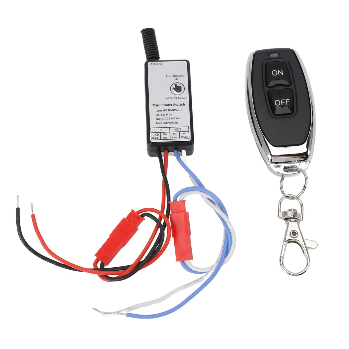 Electric Scooter Relay Remote Switch Speed Limit On Off Portable Easy to Install Receiver and Transmitter Kit