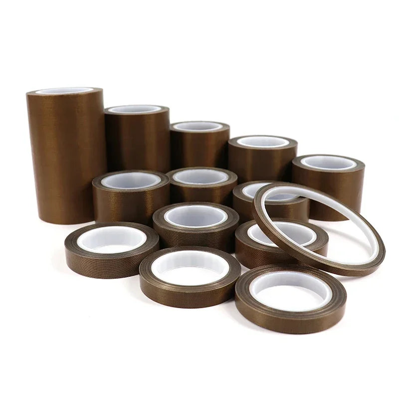PTFE Adhesive Cloth Tape | 0.13/0.18mm High-Temp | Vacuum Sealing Insulation