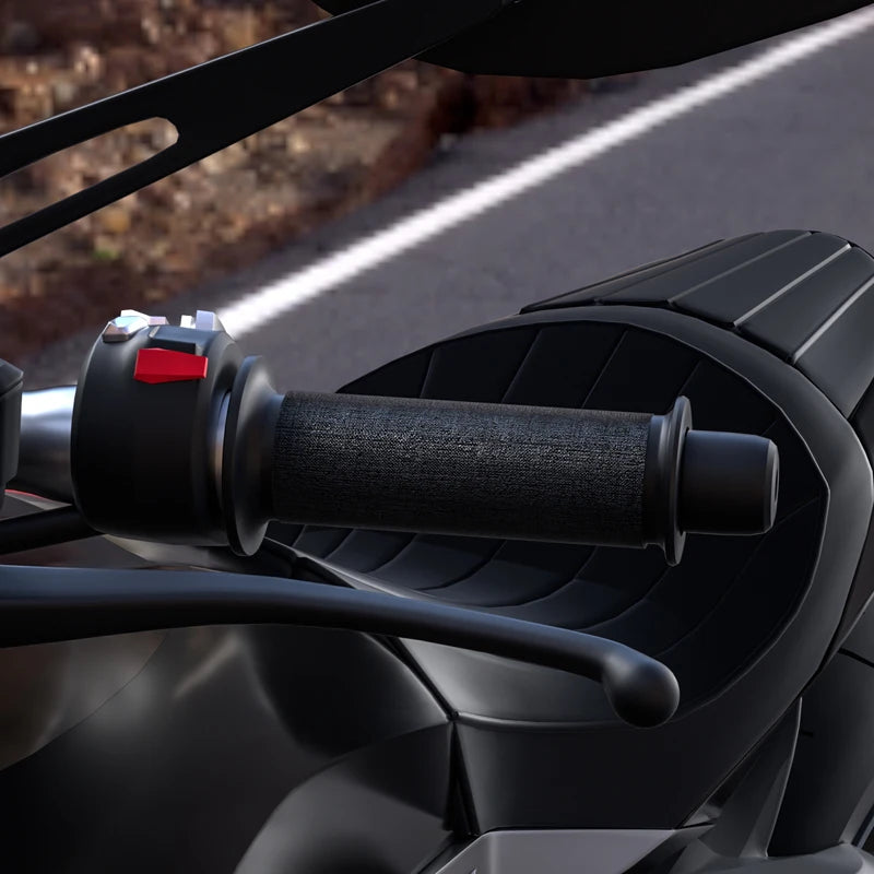 12V Heated Handlebar Grips | 3 Heat Settings | Moto/E-Bike/ATV