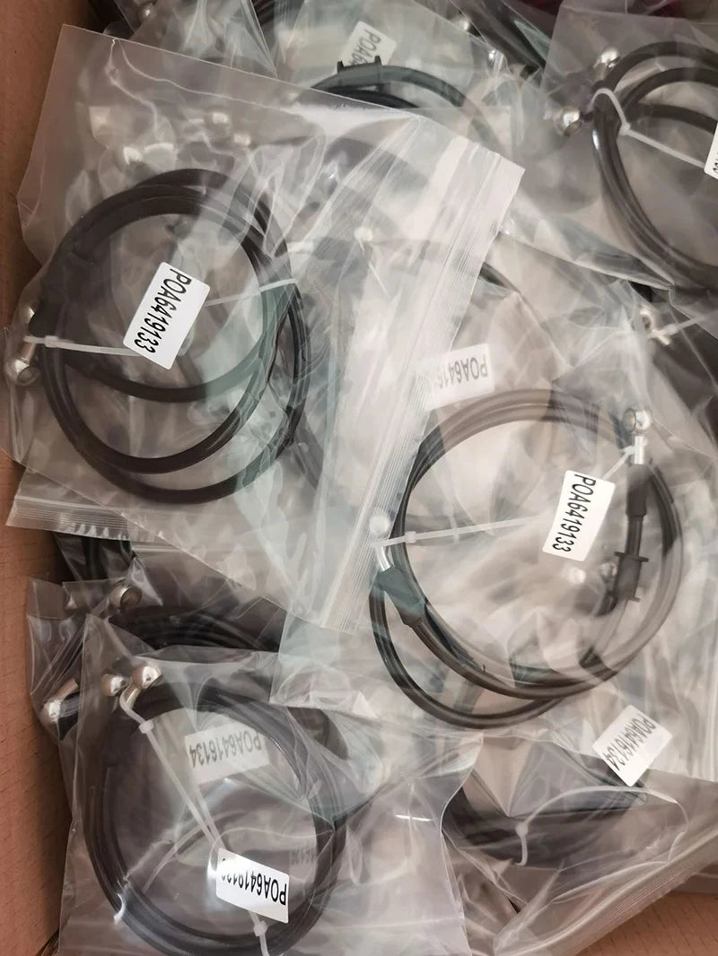 Braided Hydraulic Brake Hose | 10mm Banjo, 28-Degree Fitting | Universal Motorcycle Racing Line