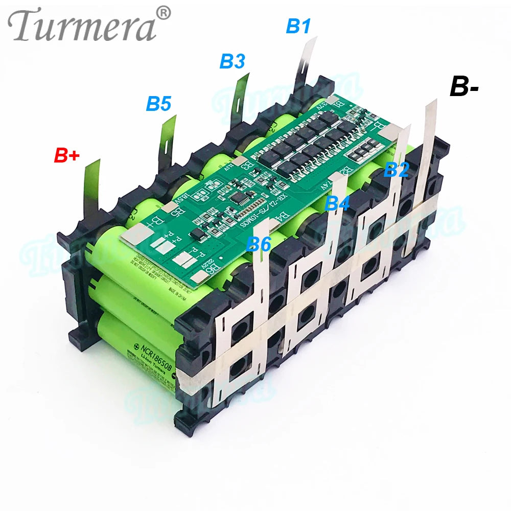 24V/29.4V 18650 Battery Box | 7S3P Holder + 30A BMS | Lead-Acid Swap