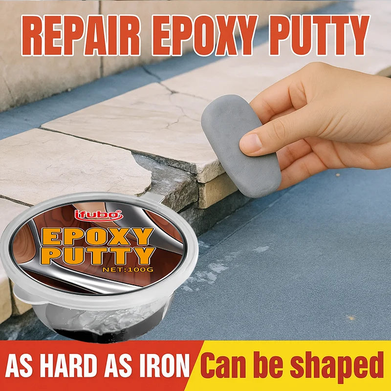 Epoxy Putty Repair Compound | 100g Fast-Setting | Waterproof for Plastic, Metal & Wood