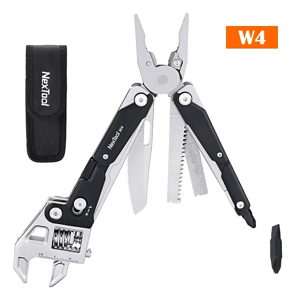 NexTool W4 11-in-1 Multitool | Wrench, Pliers & Knife | Trail Kit