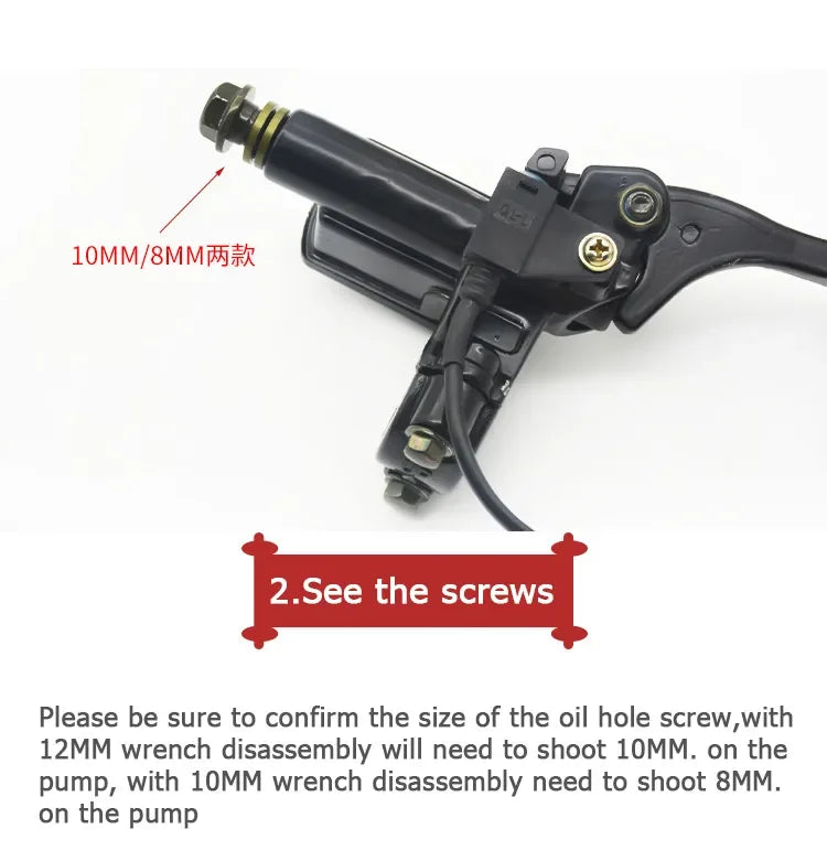 Front Master Cylinder Brake Lever | Hydraulic | Universal Fit