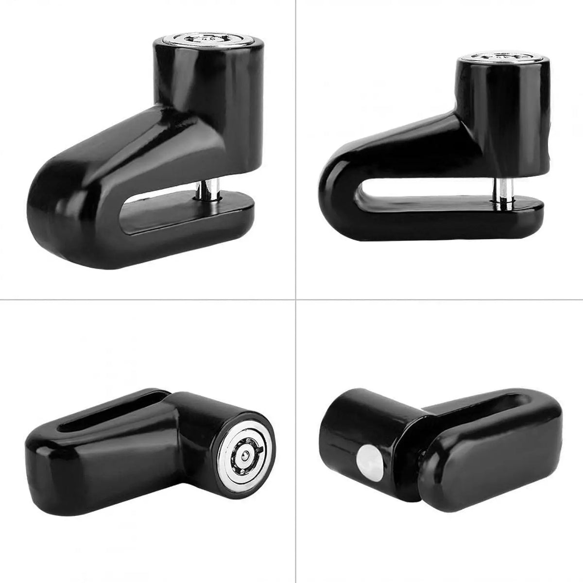 Disc Brake Lock | Anti-Theft Security for Bicycles & Motorcycles | Black/Red/Blue