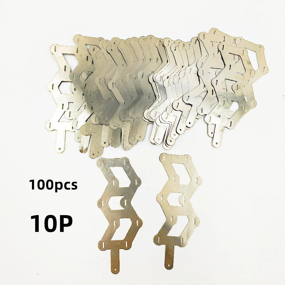W-Type Nickel Strip (100 pcs) | 18650 Spot Welding | 10P-W Tabs
