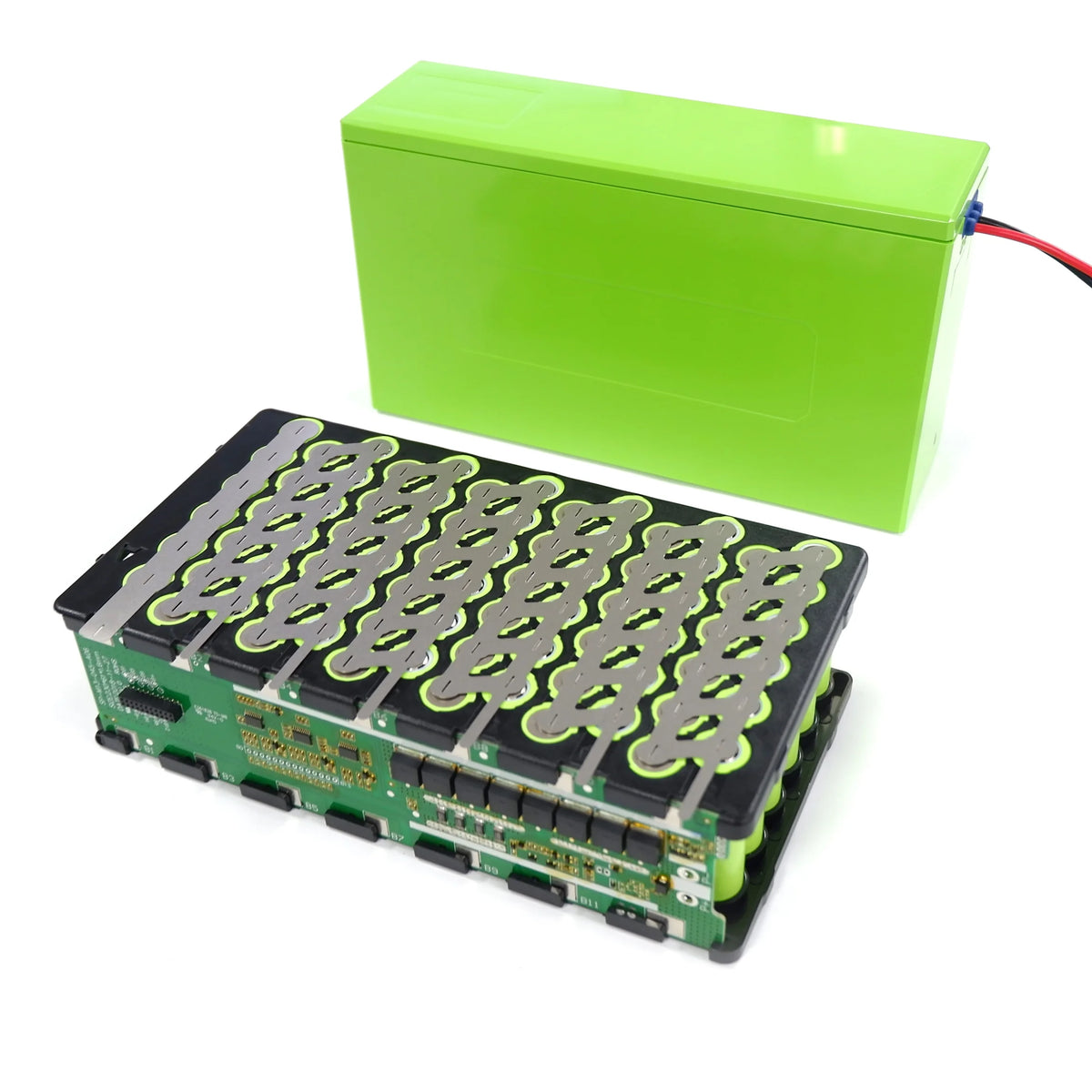 48V 20Ah Li-ion Battery Box Kit | 13S6P Case + 20A BMS | E-Bike