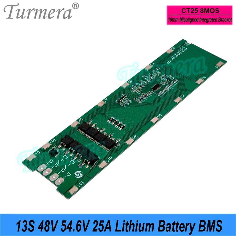 Lithium Battery BMS | 13S 48V 25A | E-Bike & E-Scooter Pack Building