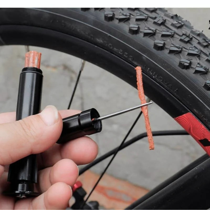 Tubeless Tire Repair Kit | Bar-End Storage Tool | MTB & Road Bikes