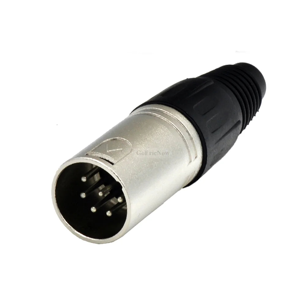 1pcs 3,4,5,6,7 pin Female/Male Straight Microphone Audio XLR Speaker Panel mount socket Connector