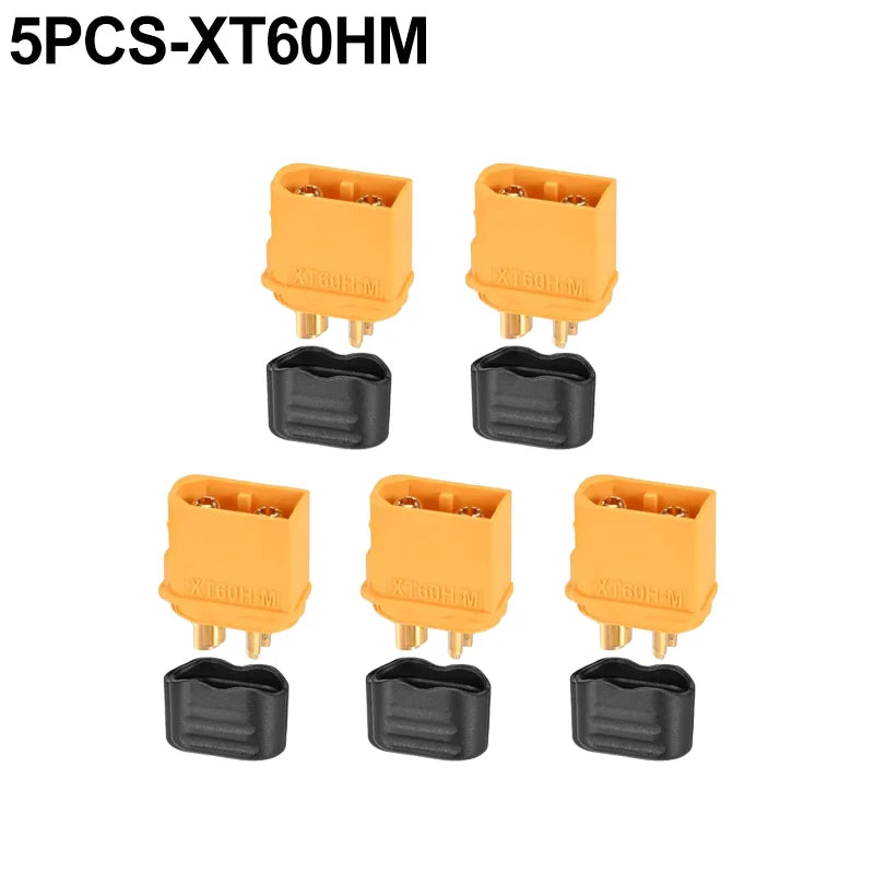 XT60H Bullet Connector Plugs | Male & Female w/ Sheath | RC LiPo