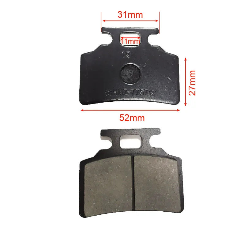 Motorcycle Disc Brake Pads | Front & Rear | 50cc–250cc, CBR, CRF, Scooter & Moped
