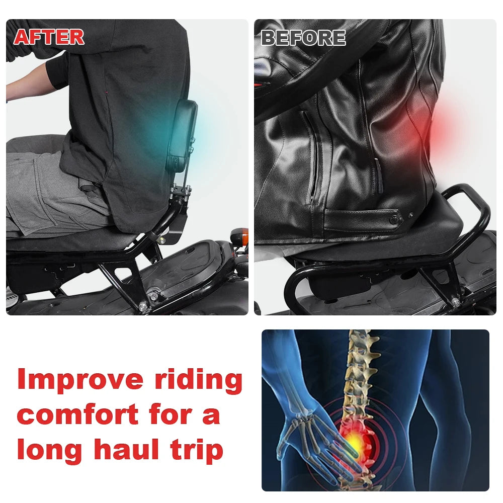Passenger Seat Rear Backrest Cushion Back Rest Pad Motorcycle Backrest For Honda Ruckus / Zoomer NPS50 2003-2023 2024