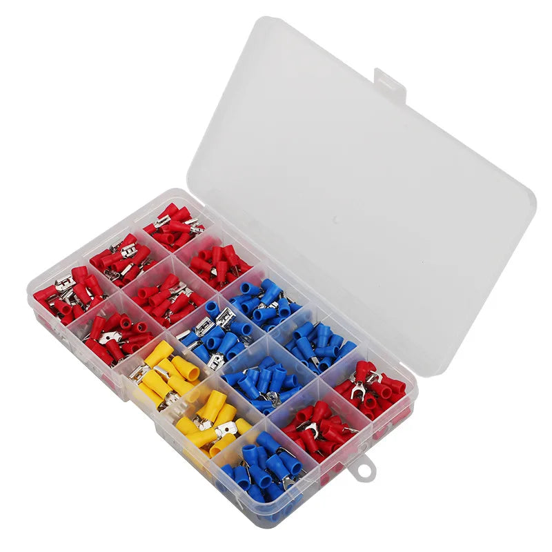 280-Pc Crimp Terminal Kit | 2.8/4.8/6.3mm Spade | 15 Types