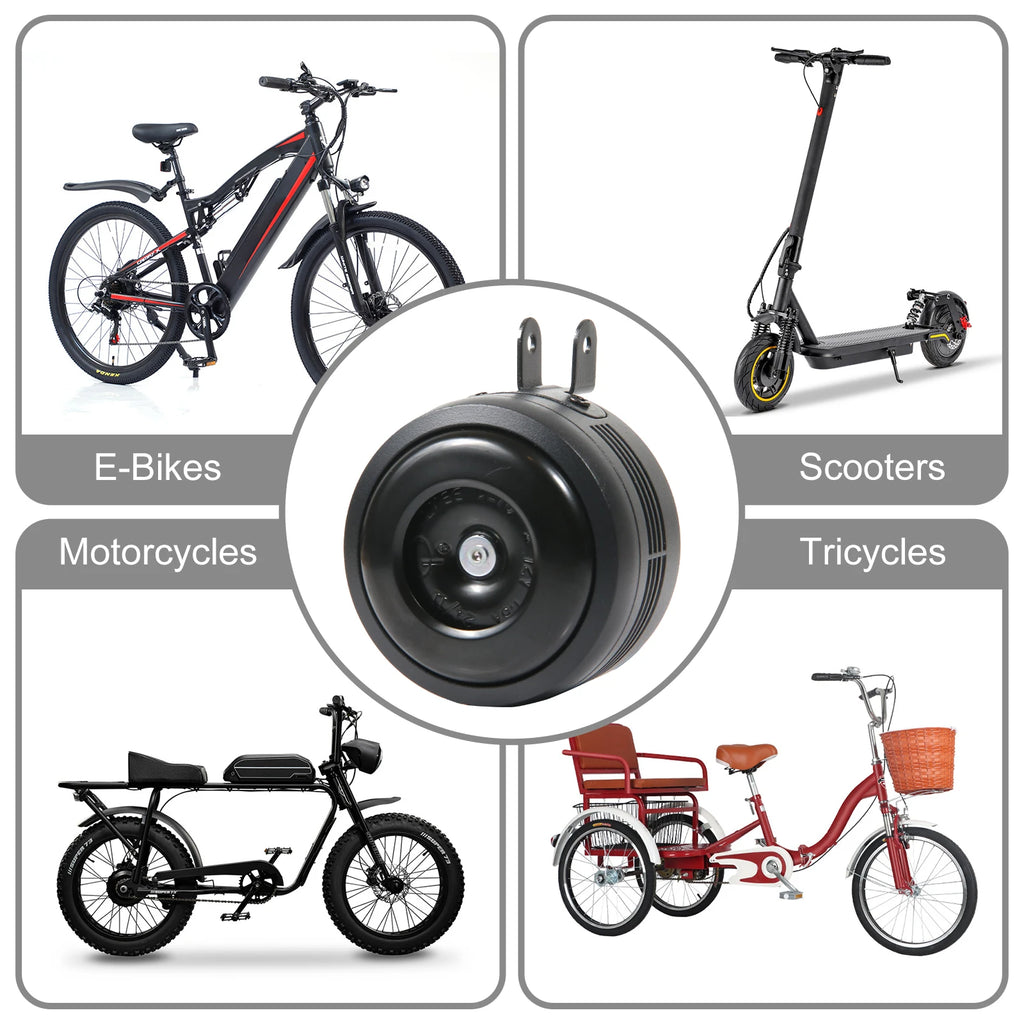 Electric Bike Horn Alarm | Remote Control Anti-Theft | Super Loud