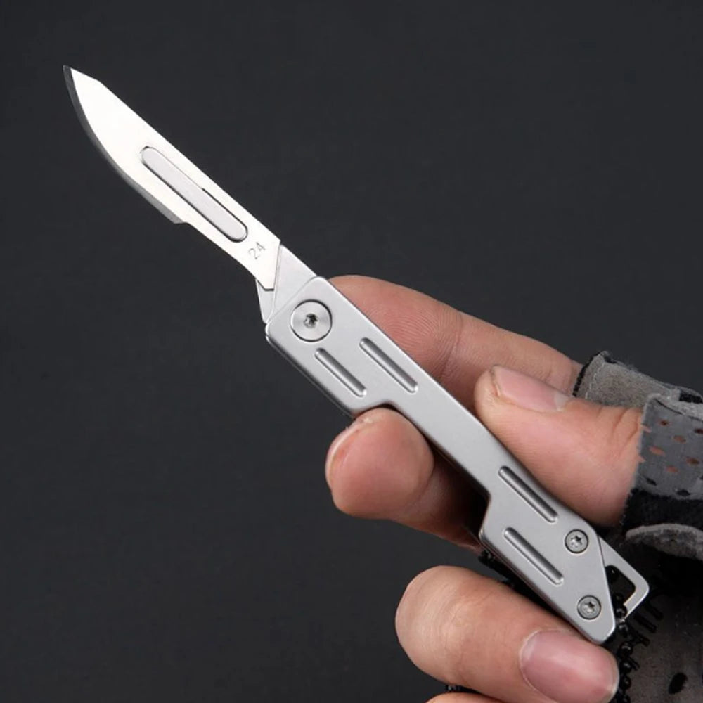 Mini Scalpel Folding Knife | Folding Utility Blade | EDC