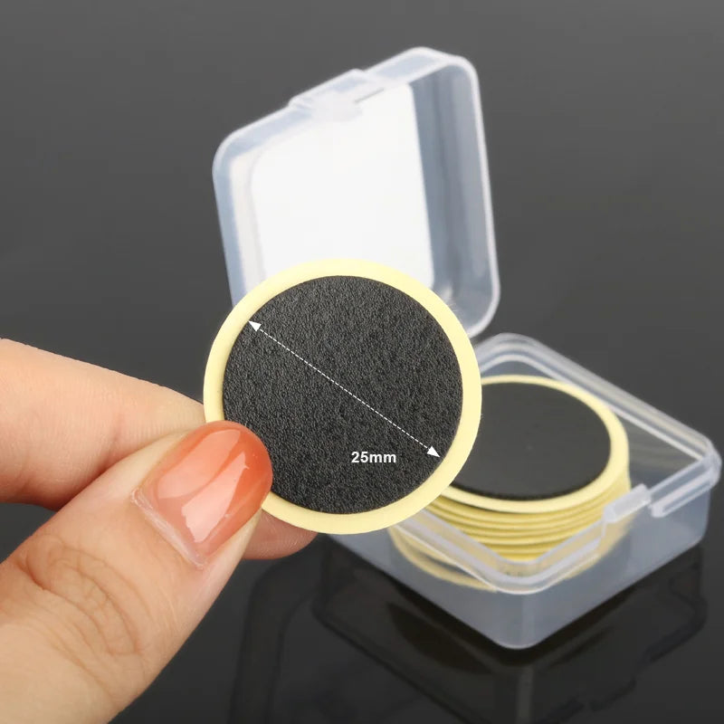 Glueless Tire Patch Kit | 10 Self-Adhesive Patches