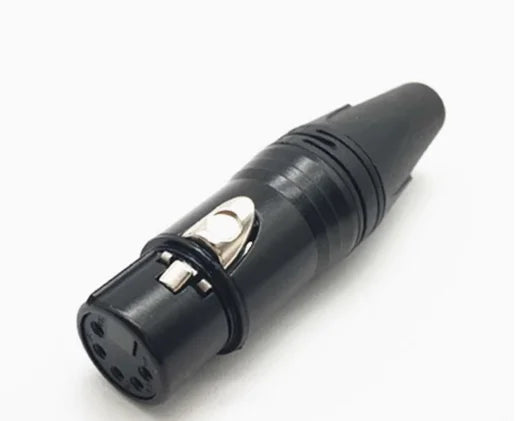 1pcs 3,4,5,6,7 pin Female/Male Straight Microphone Audio XLR Speaker Panel mount socket Connector