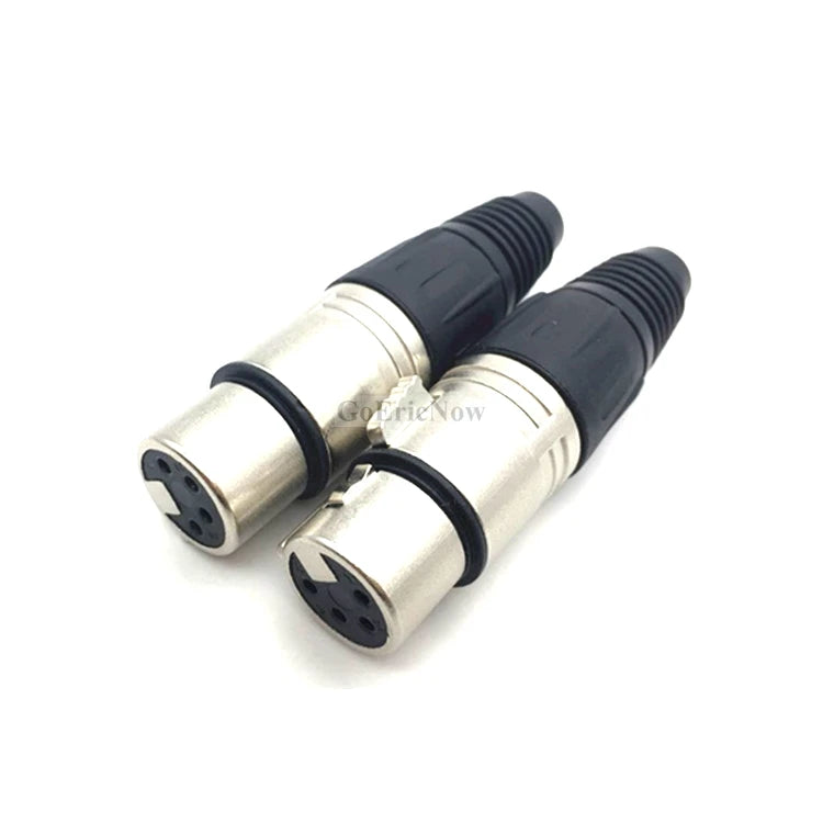 1pcs 3,4,5,6,7 pin Female/Male Straight Microphone Audio XLR Speaker Panel mount socket Connector