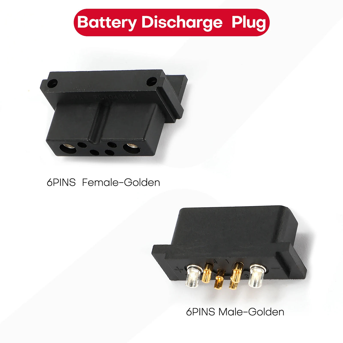 Hailong Power Discharge Connector 4pins / 5pins Male Or Female/ Ebike Parts Power Plug