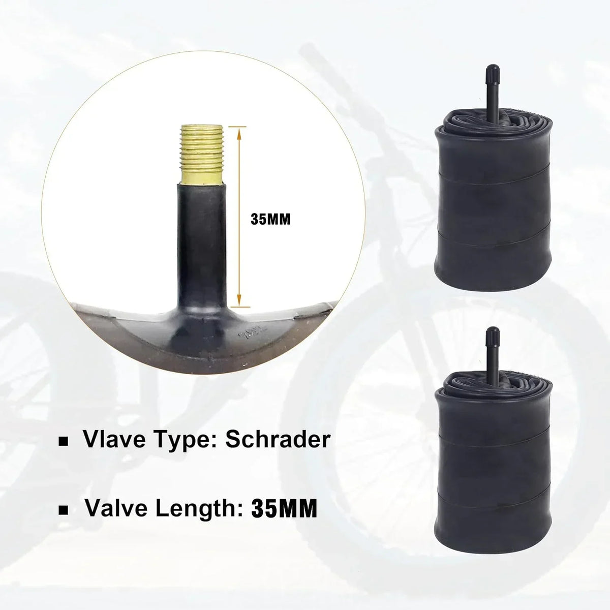 20x4.0 Fat Bike Inner Tube | Heavy-Duty | ATV/Snowmobile