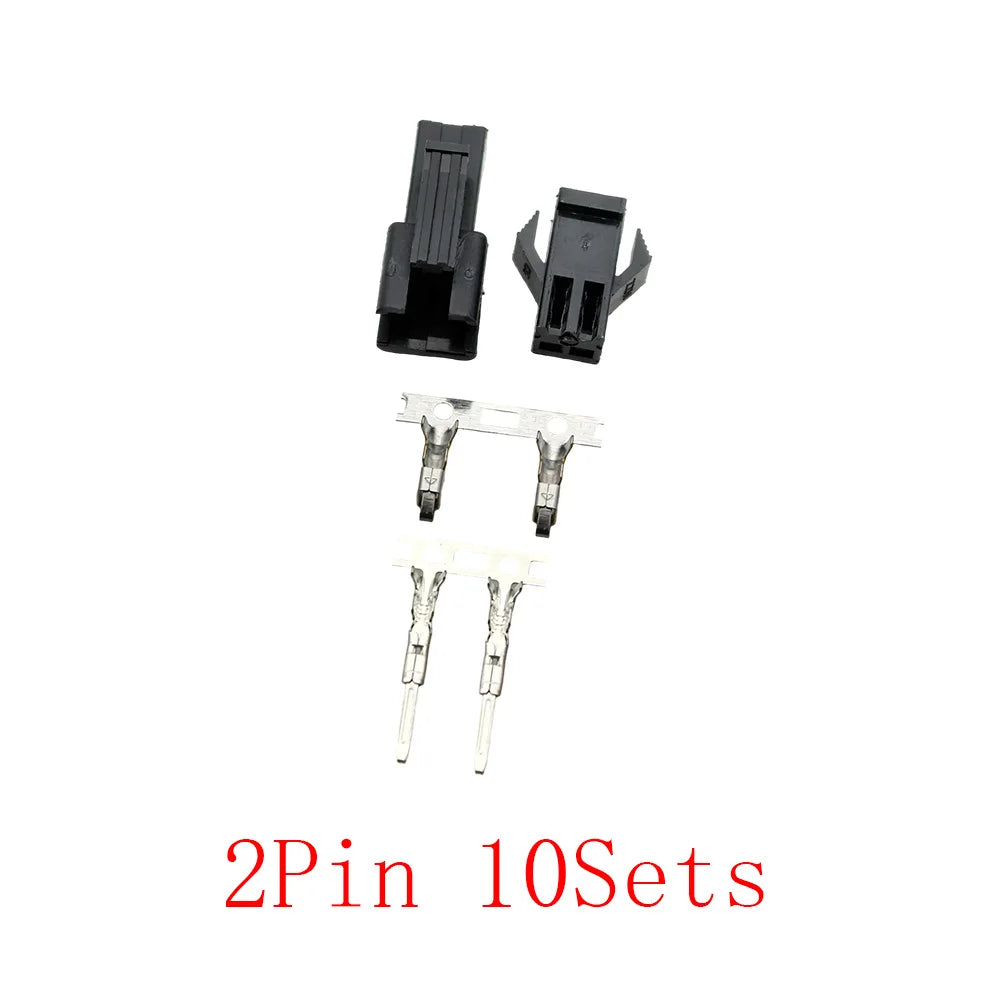 JST SM Connector Kit | 2-6 Pin 2.54mm | 10 Sets w/ Terminals