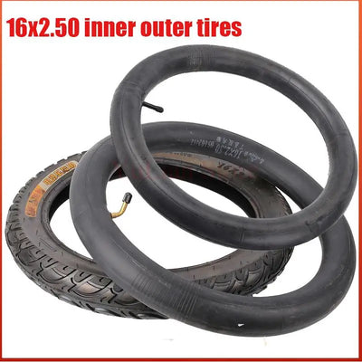 16 x 2.50 Tire + Inner Tube | Kids/BMX/Scooter | Set