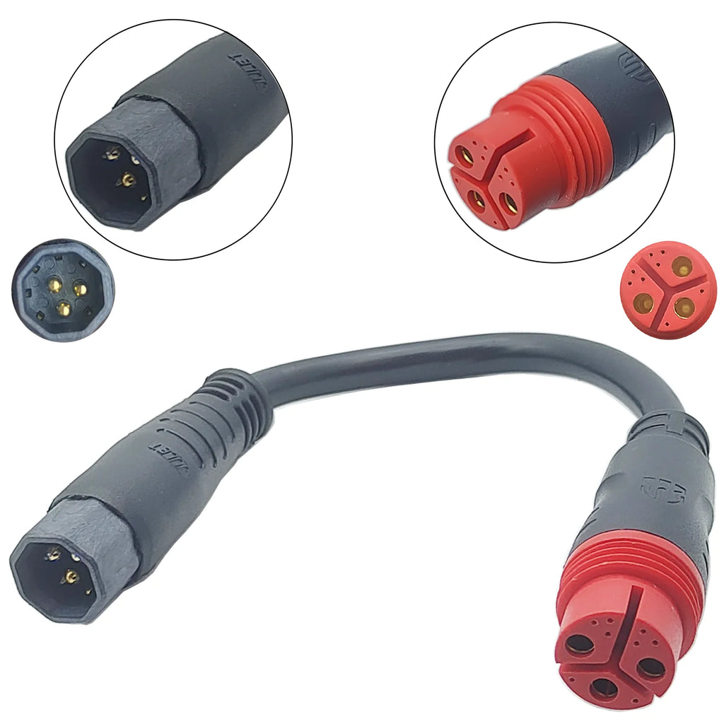 Hub Motor Cable Adapter | Z916 Male to L1121 Female | Bafang E-Bike Motor Replacement