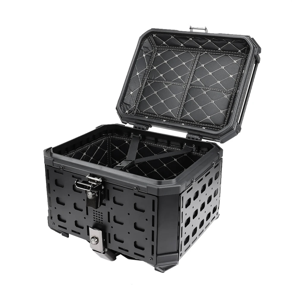 45L Aluminum Top Case | Lockable Rear Luggage Box