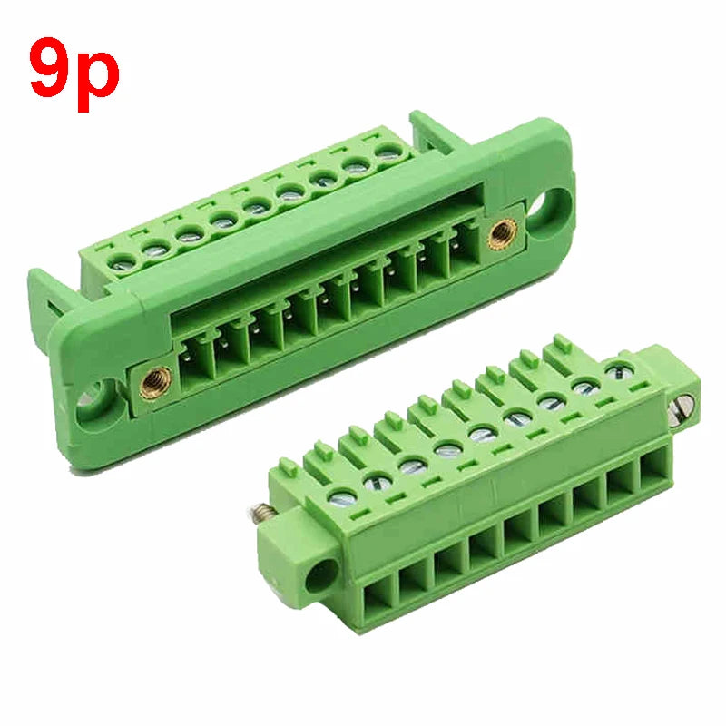 1Set  Pitch 3.81mm 2P/3P/4P/5P/6P/8P/9P Pluggable Terminal Block Connector JM15EDGKM 3.81mm Pitch