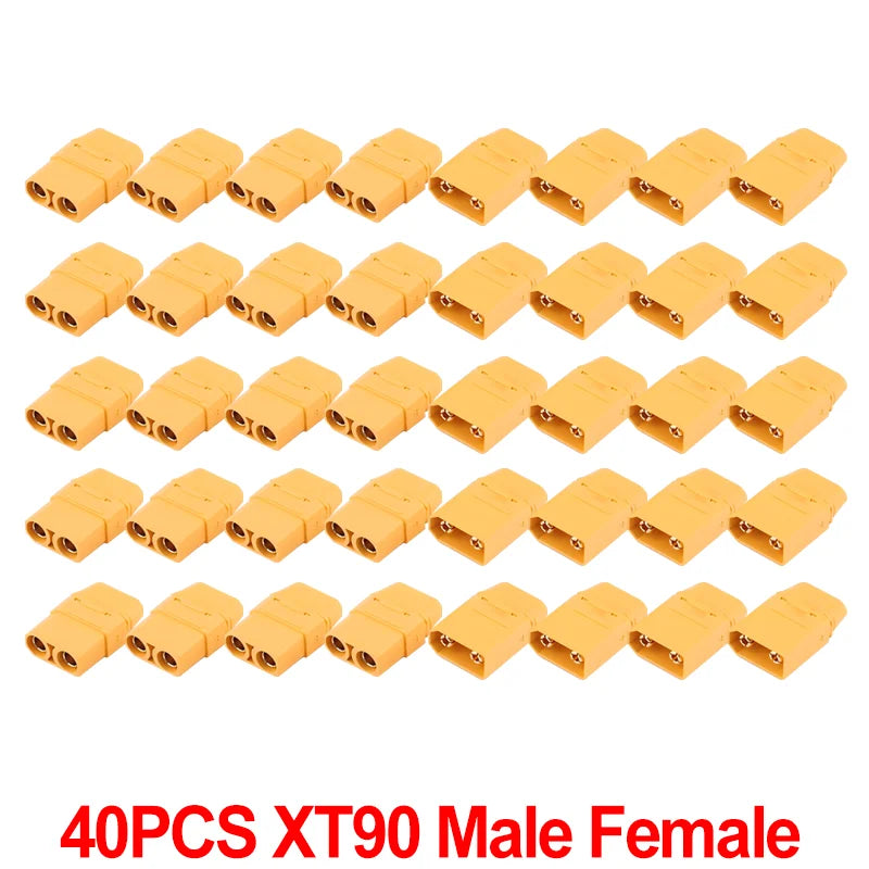 XT90 Connector Plugs | Male & Female | RC LiPo / Drone