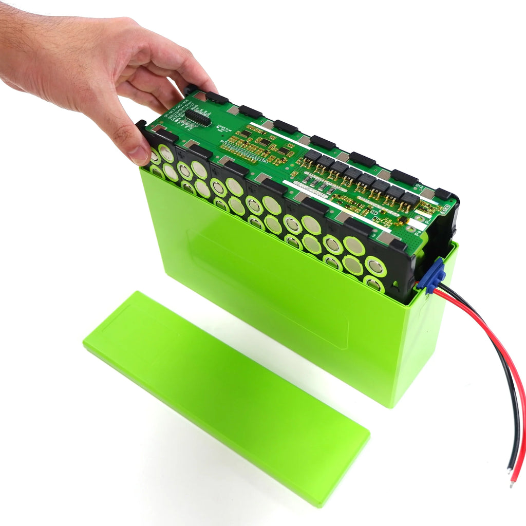 48V 20Ah Li-ion Battery Box Kit | 13S6P Case + 20A BMS | E-Bike