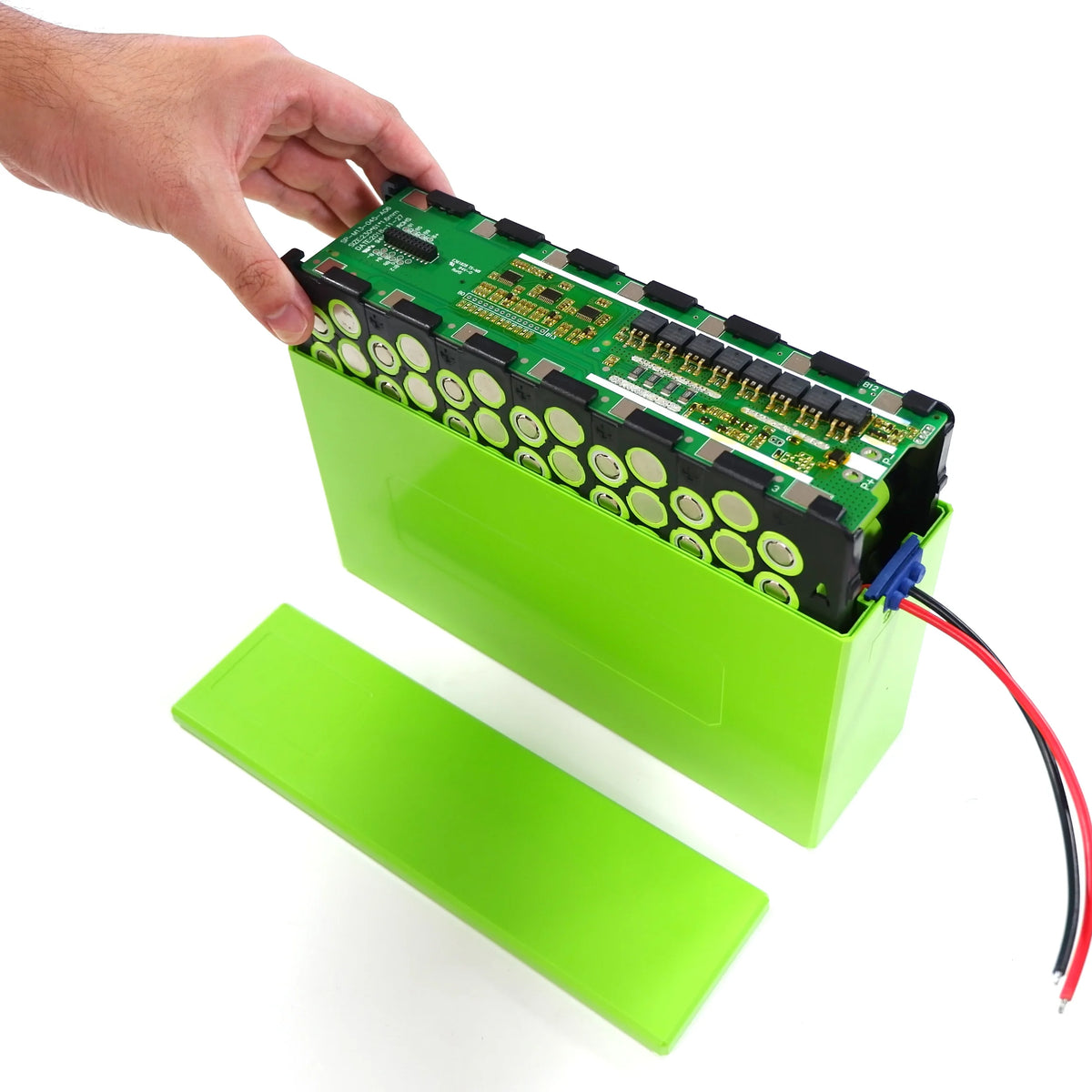 48V 20Ah Li-ion Battery Box Kit | 13S6P Case + 20A BMS | E-Bike