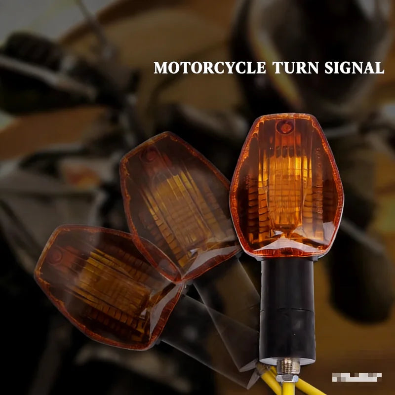 Motorcycle LED Turn Signal For HONDA CB400 SF Hornet CB1300 CB600 CB900 CBR600RR CBR1100XX CBR125R Amber Bullet Indicator