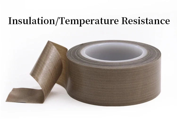 PTFE Adhesive Cloth Tape | 0.13/0.18mm High-Temp | Vacuum Sealing Insulation
