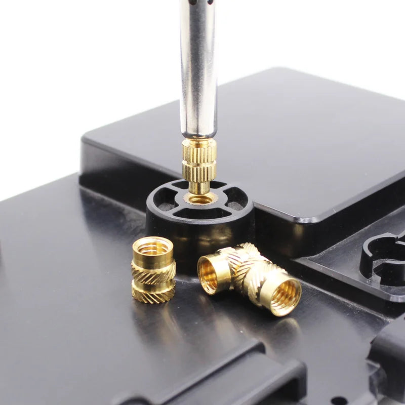 Brass Insert Nut Kit | M2–M4 Heat-Set | 3D Printer Accessory