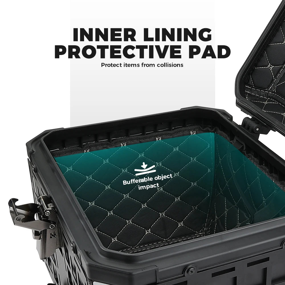 45L Aluminum Top Case | Lockable Rear Luggage Box
