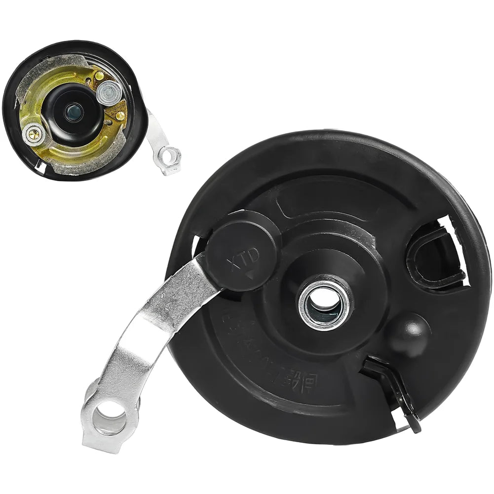 80-Type Front Drum Brake Assembly for Electric Bikes | Plastic Cover & Alloy Shell