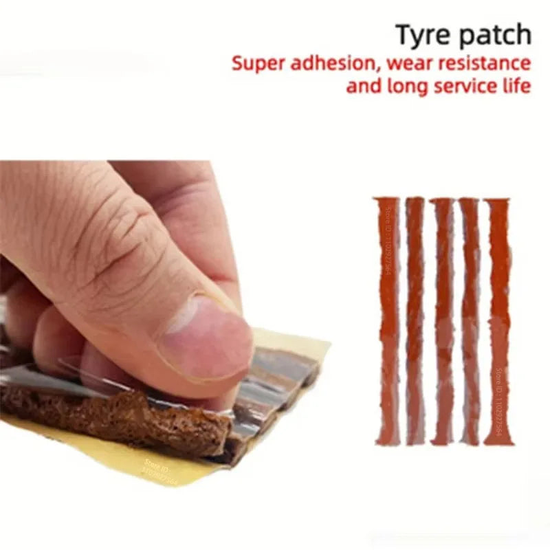 Tubeless Tire Repair Kit | 7-Pc Puncture Plug Set