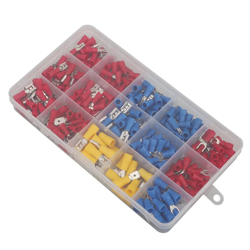 280-Pc Crimp Terminal Kit | 2.8/4.8/6.3mm Spade | 15 Types