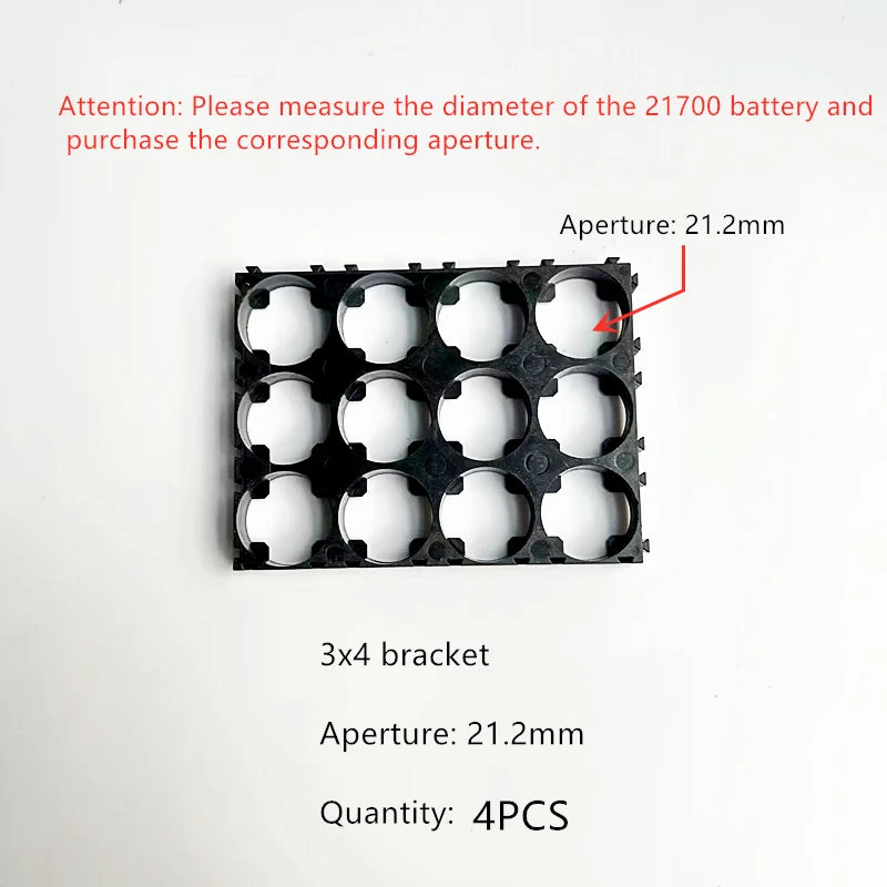 21700 Battery Holder Brackets | Cell Spacers | DIY Pack Builds