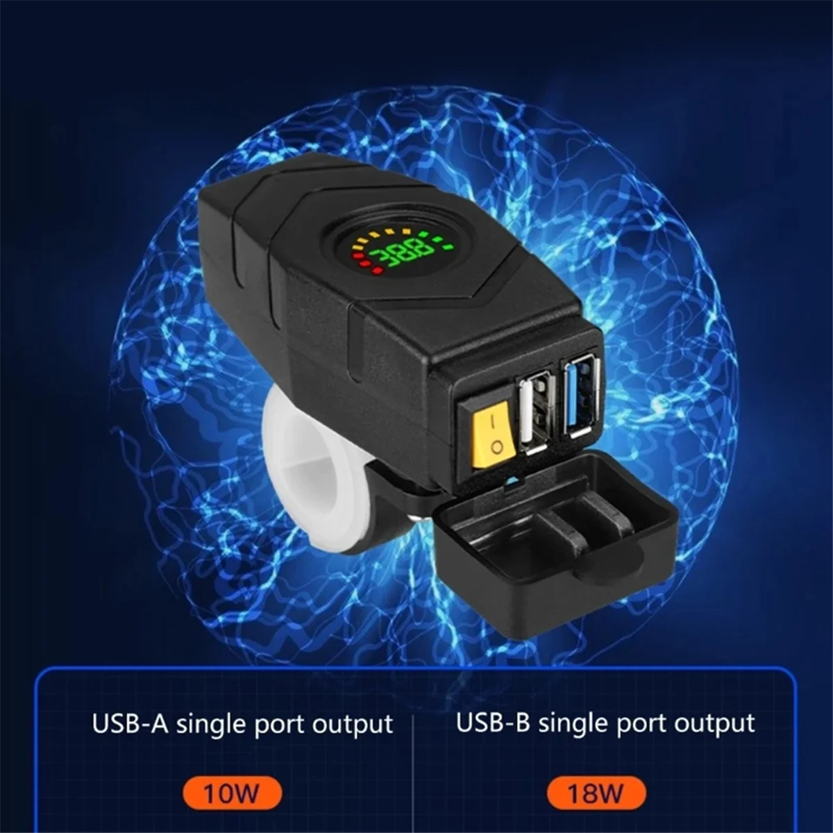 Handlebar USB Charger | 20-80V QC3.0 | E-Bike