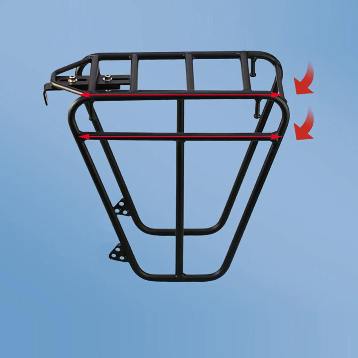 Front Cargo Rack | Steel Fork-Mount | Adjustable