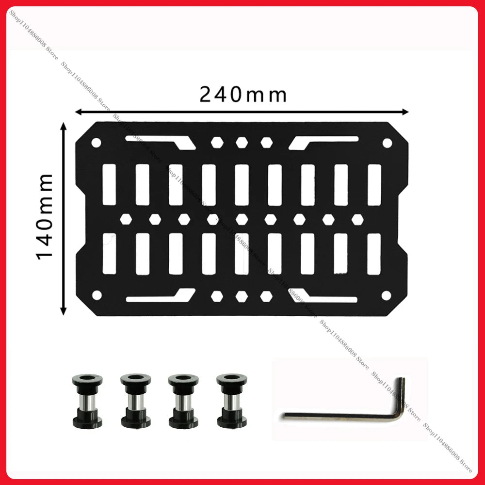 Top Case Molle Panel | Aluminum Alloy | Universal Quick Mount
