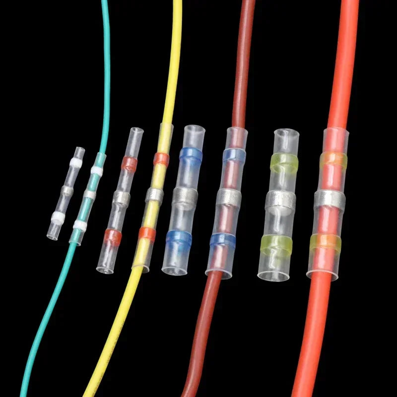 Solder Seal Wire Connectors | 3:1 Heat Shrink | Waterproof Butt Splice