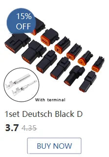 1set 2.8mm 2/3/4/6/9 pin Automotive Quick connection Electrical wire connector Male Female cable terminal plug Kits Motorcycle