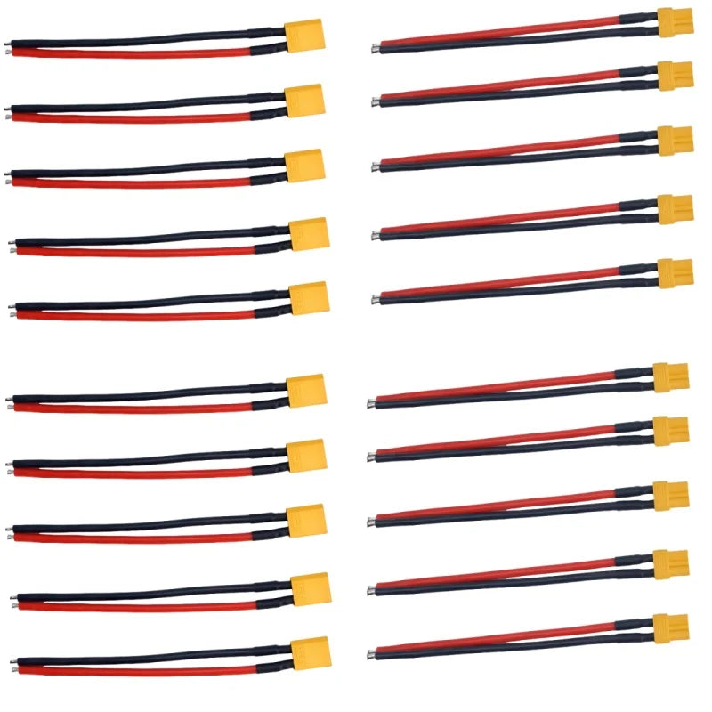 XT30 Connector Plugs | 16AWG Silicone Wire | FPV / RC LiPo