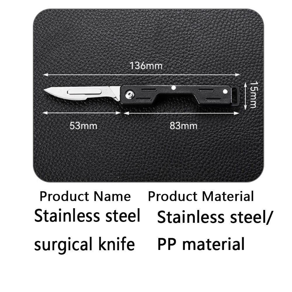 Mini Scalpel Folding Knife | Folding Utility Blade | EDC