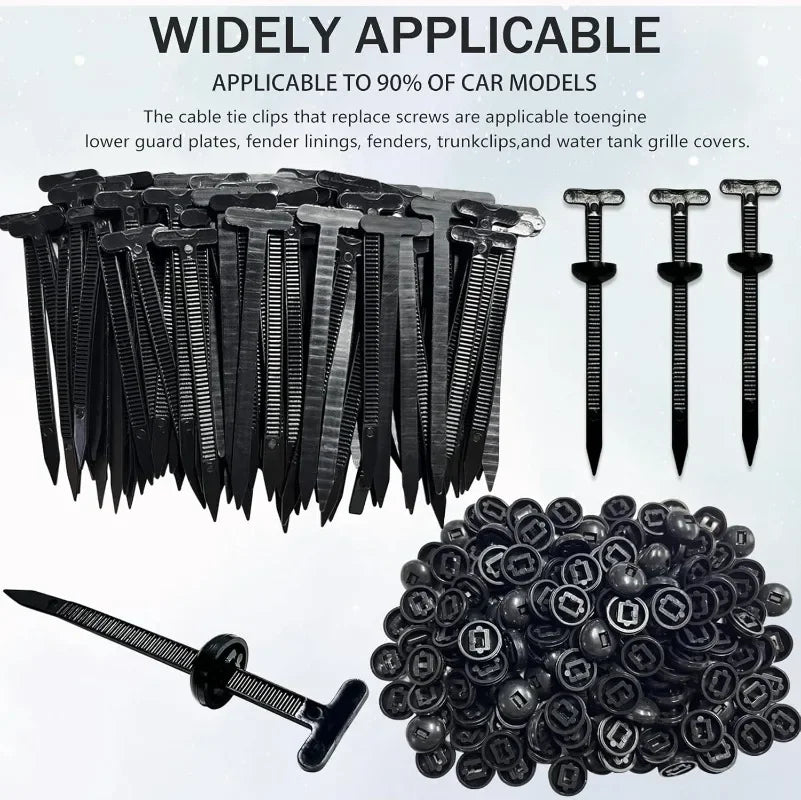 Nylon Cable Ties (1000 pcs) | Self-Locking Heavy Duty | Buckle