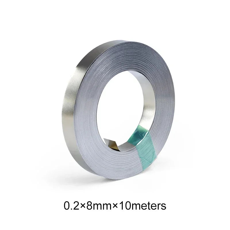 Nickel Strip Roll 10m | 0.2 x 8mm | Battery Spot Welding